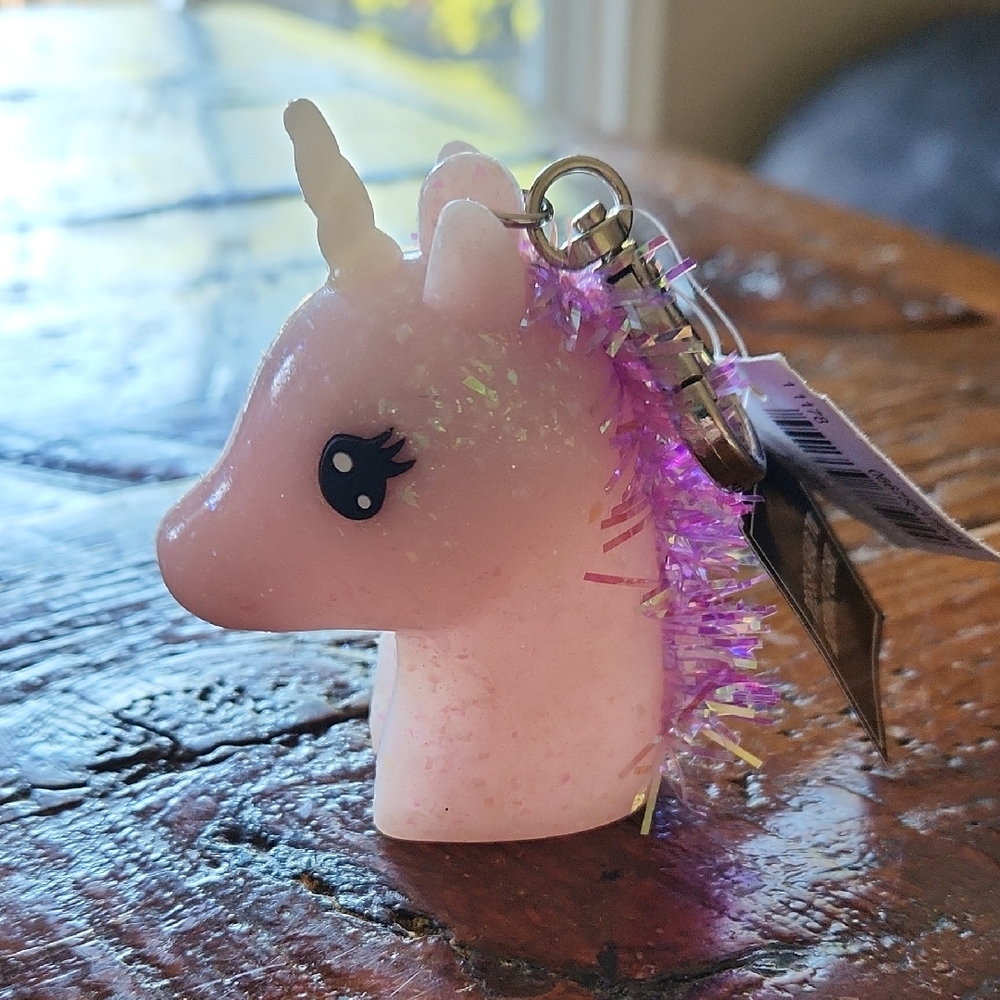 Bath & Body Works Pink Unicorn Light-Up with Iridescent Tinsel PocketBac Holder